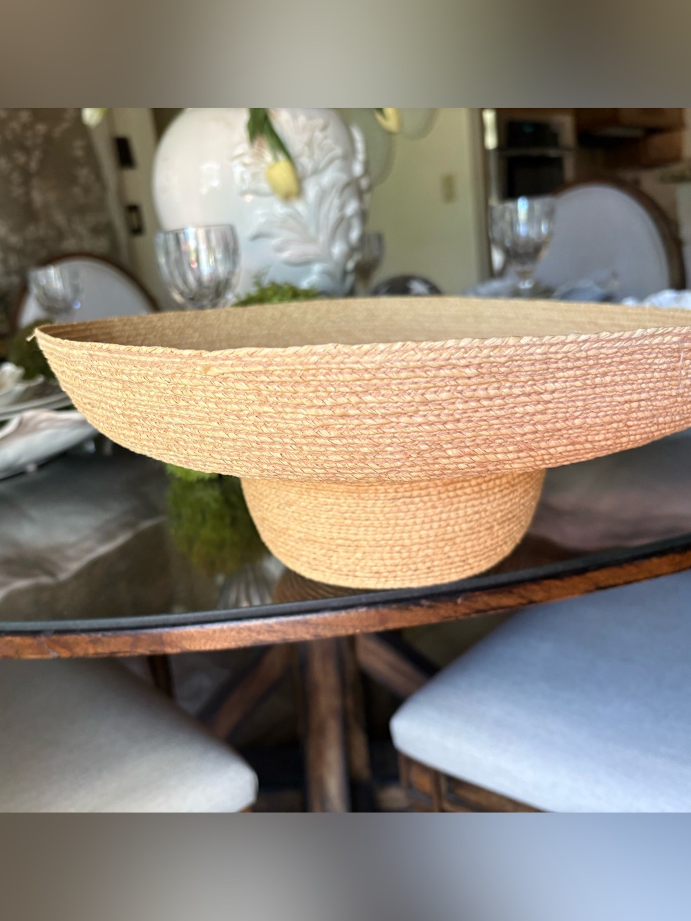 Helen Kaminski Wide Brim Straw Sun Hat - Natural Tan - Picture 6 of 8